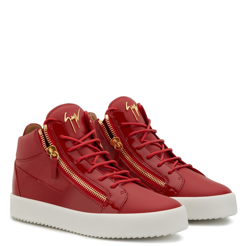 Giuseppe zanotti mens red sneakers Clearance