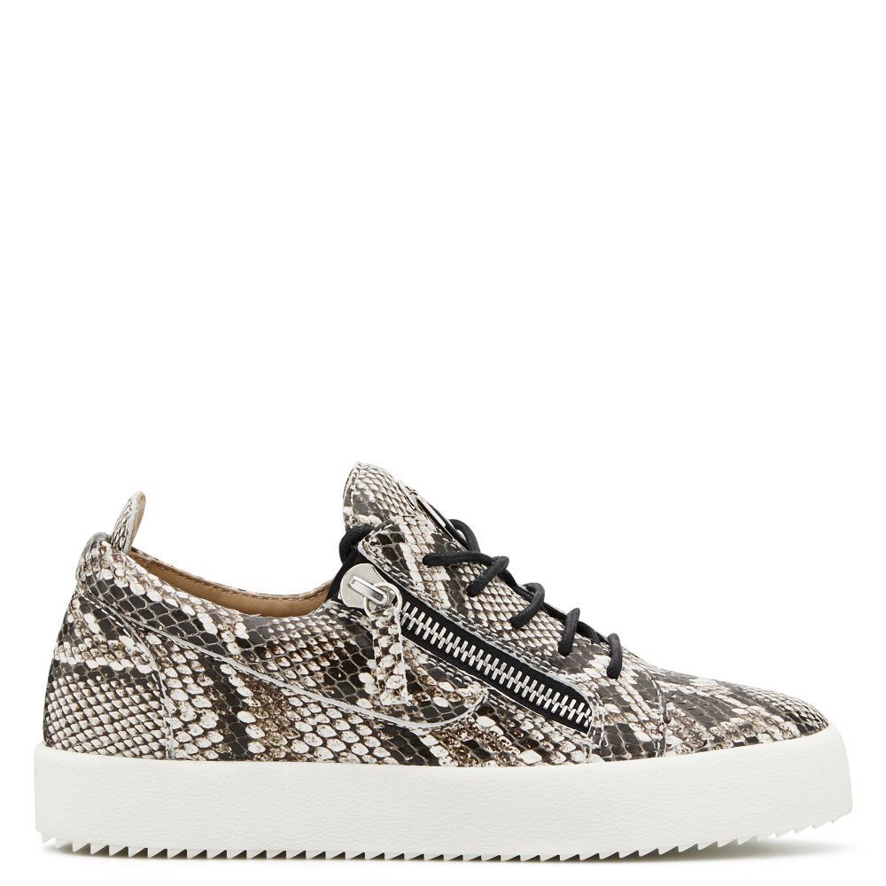 zanotti python sneakers