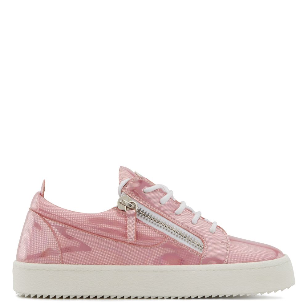 giuseppe zanotti pink sneakers