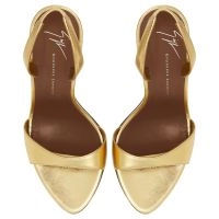 LILIBETH 105: Sandals Gold | Giuseppe Zanotti