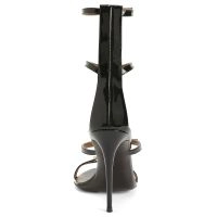 GISELLE BUCKLES 105: Sandals Black | Giuseppe Zanotti