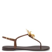 ORCHID FLAT: Flats Brown | Giuseppe Zanotti