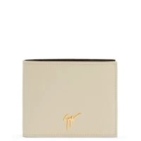 Off White | Bifold Wallet | Slim, Leather, RFID-Protected