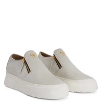 GZ MIKE ZIP: Slip-on Grey | Giuseppe Zanotti