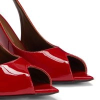 INTRIIGO OPEN TOE 90: Pumps Red | Giuseppe Zanotti