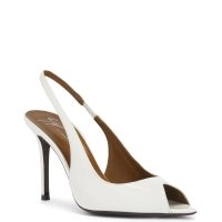 INTRIIGO OPEN TOE 90: Pumps White | Giuseppe Zanotti