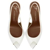 INTRIIGO OPEN TOE 90: Pumps White | Giuseppe Zanotti