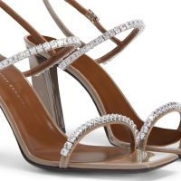 サンダル・ミュール Valentiine Crystal 45 Sandals - Giuseppe Zanotti - Leather - VALENTIINE CRYSTAL 45