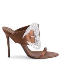 Her lip to Tweed Crystal Mules 38