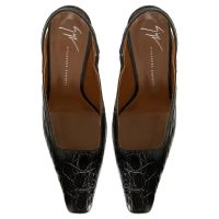 Giuseppe Zanotti Intriigo 105mm open-toe Boots | Black