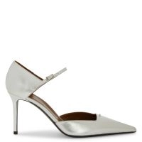 RAQUEL D'ORSAY 85: Pumps Silver | Giuseppe Zanotti