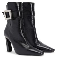Giuseppe zanotti黒のオープントゥブーティ 365 SEATTLE BOOTIE: Boots Black | Giuseppe Zanotti