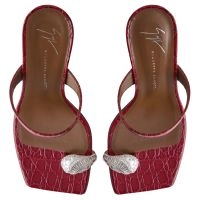ICON RING 90: Sandals Red | Giuseppe Zanotti
