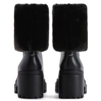 MAIRI FUR: Boots Black | Giuseppe Zanotti