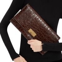 MONTSERRAT BAG: Clutches Brown | Giuseppe Zanotti MONTSERRAT BAG: Clutches Brown | Giuseppe Zanotti