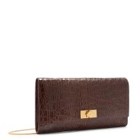 MONTSERRAT BAG: Clutches Brown | Giuseppe Zanotti