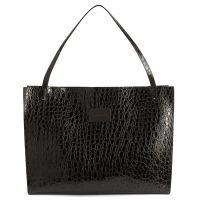 OG LABEL TOTE BAG SMALL BLACK ブラックアイパッチ