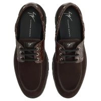 RIVAUX: Lace up Brown | Giuseppe Zanotti