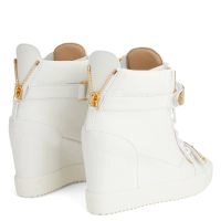 GIUSEPPEZANOTTI  GOLD×SILVER wedge 37H COBY WEDGE: Wedges White | Giuseppe Zanotti