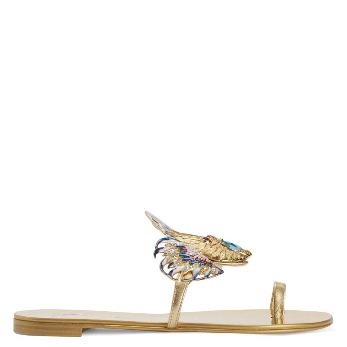 [GIUSEPPE ZANOTTI] カメリアズフラット サンダル RING