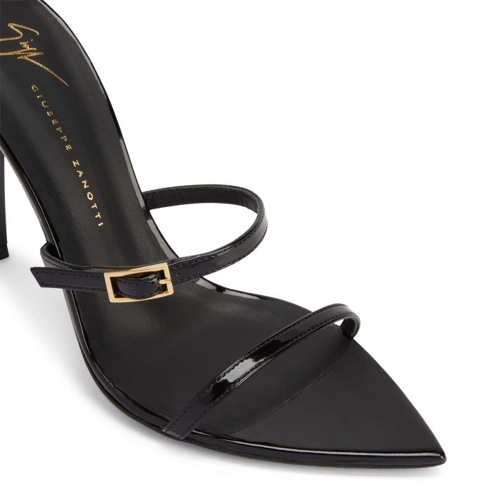 サンダル・ミュール Rouje Abelia Sandals - Rouje - Leather - Black Rouje leather sandals - Gem