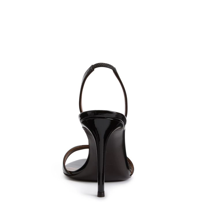 LILIBETH 90: Sandals Black | Giuseppe Zanotti
