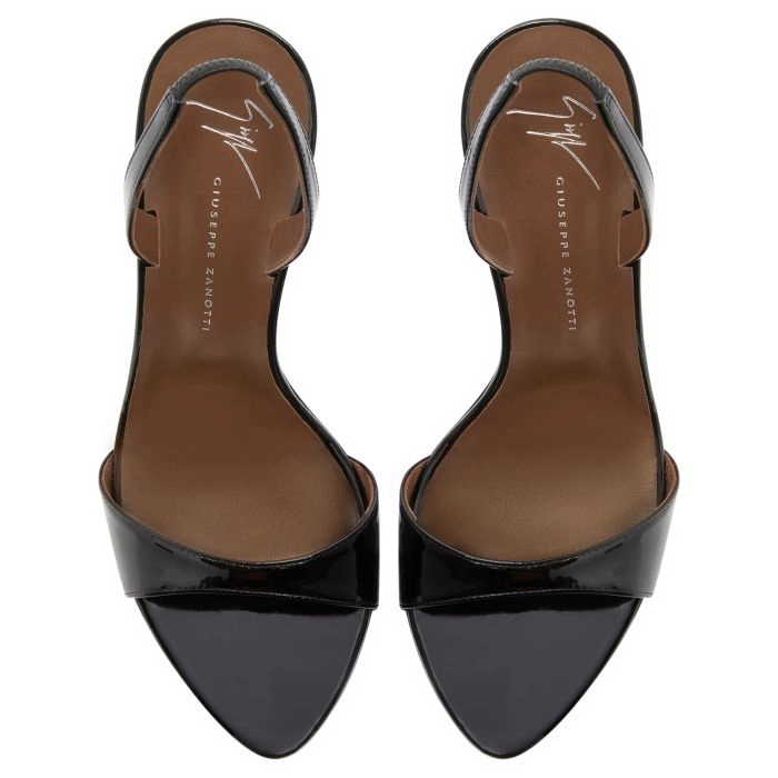 LILIBETH 90: Sandals Black | Giuseppe Zanotti