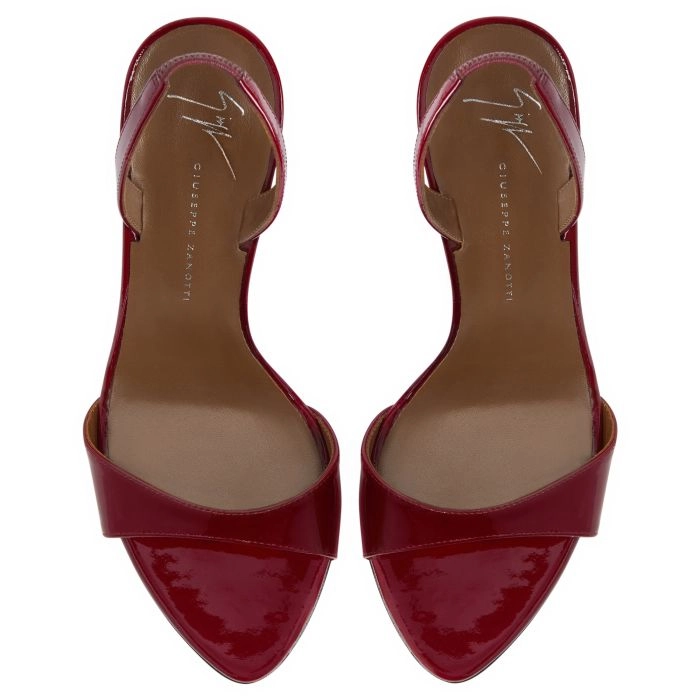 LILIBETH 90: Sandals Bordeaux | Giuseppe Zanotti