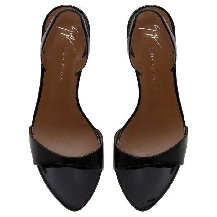 LILIBETH 70: Sandals Black | Giuseppe Zanotti