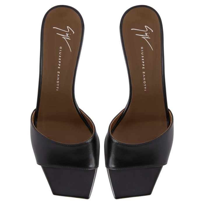 TALIA MULE 45: Sandals Black | Giuseppe Zanotti