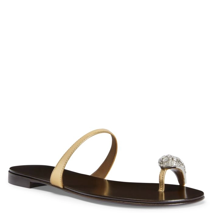 [GIUSEPPE ZANOTTI] アイコンリング フラット サンダル ICON RING