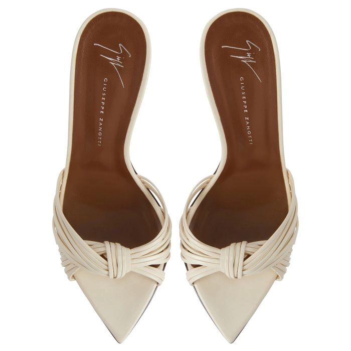 INTRIIGO KNOT 90: Sandals Beige | Giuseppe Zanotti