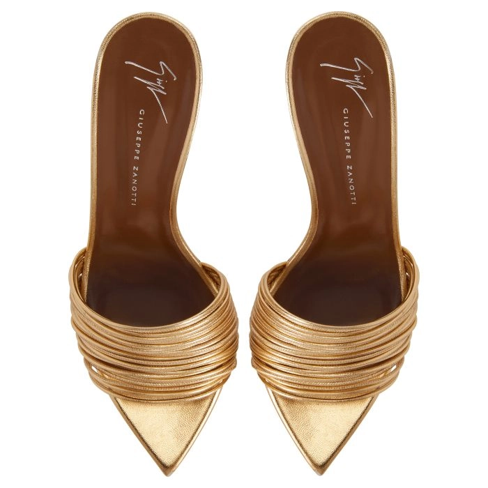 INTRIIGO CLIO 90: Sandals Gold | Giuseppe Zanotti