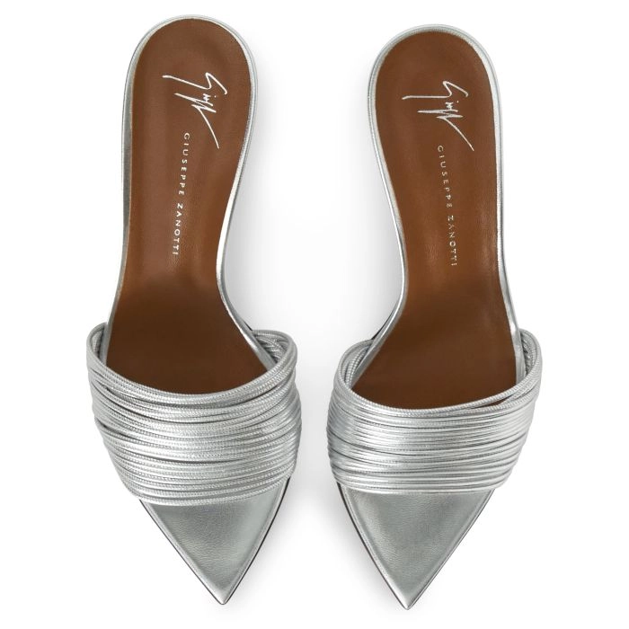 INTRIIGO CLIO 70: Sandals Silver | Giuseppe Zanotti