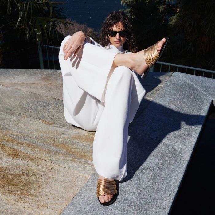 CLIO FLAT: Flats Gold | Giuseppe Zanotti