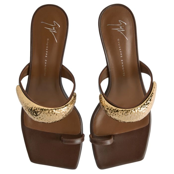 GZ-ANIA 45: Sandals Brown | Giuseppe Zanotti