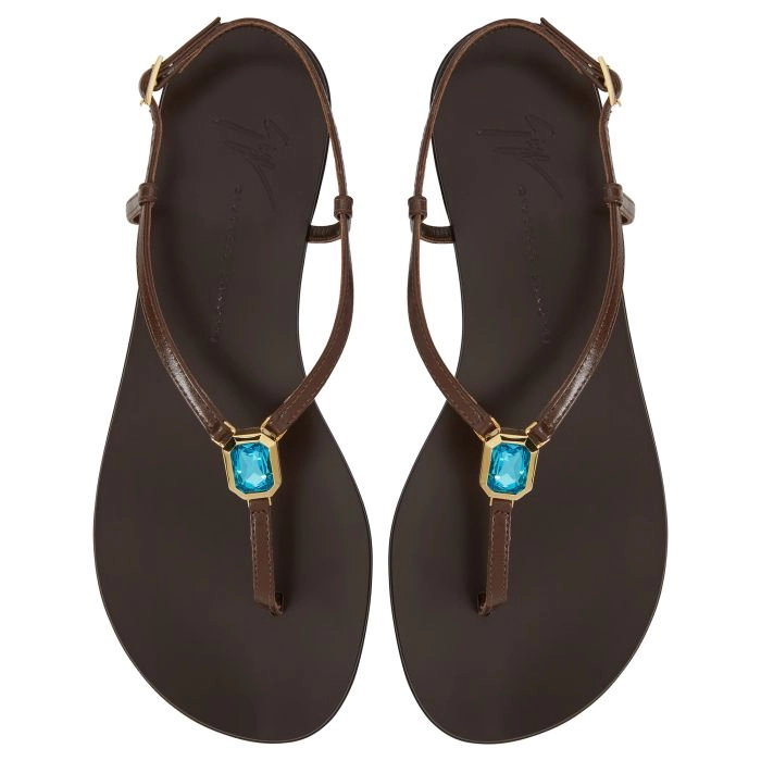 CAMELIEE FLAT: Flats Brown | Giuseppe Zanotti