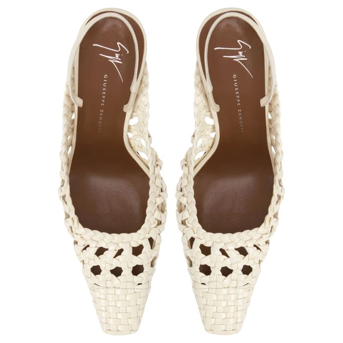 BRENDHA CAGE 90: Pumps Beige | Giuseppe Zanotti