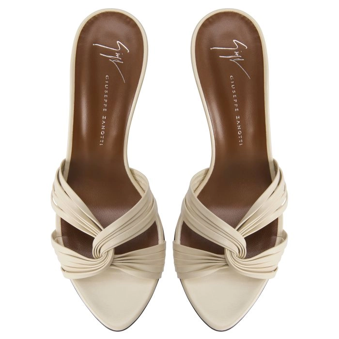 herlipto Mademoiselle Mules【vanilla】 39 FARA MULE 90