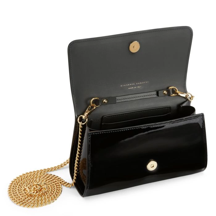 CLEOPATRA MINI: Pochette in colore Nero Giuseppe Zanotti