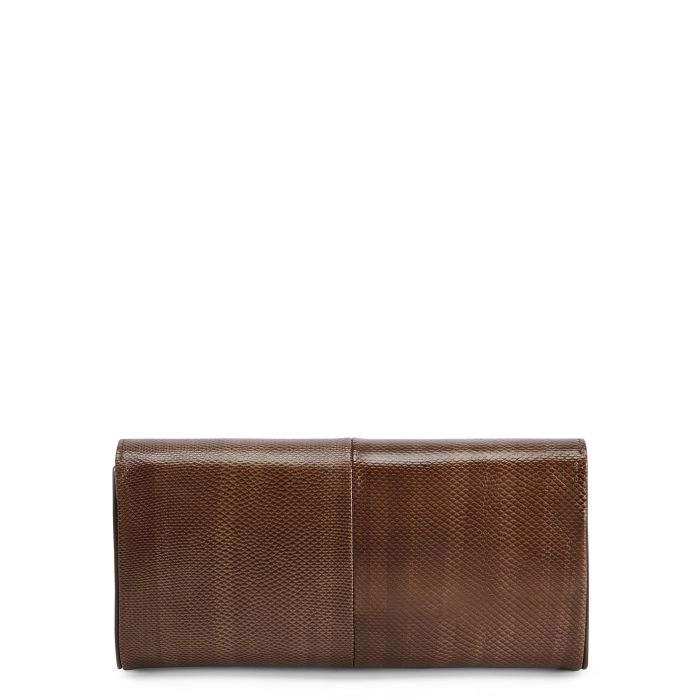 FLUTIE: Clutches Brown | Giuseppe Zanotti