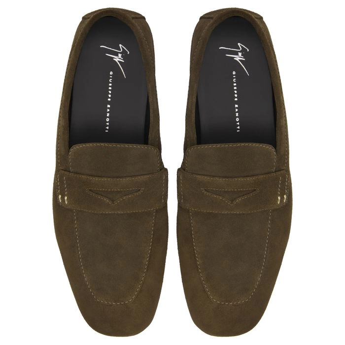 giuseppe zanotti ローファー　スエード　サイズ44 KLAUS