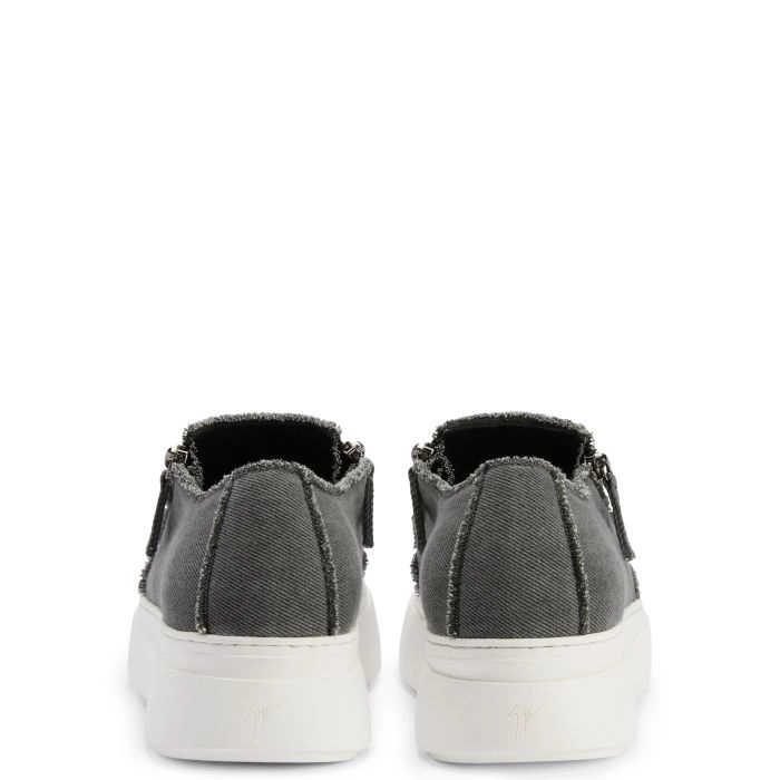GZ MIKE ZIP: Slip-on Grey | Giuseppe Zanotti