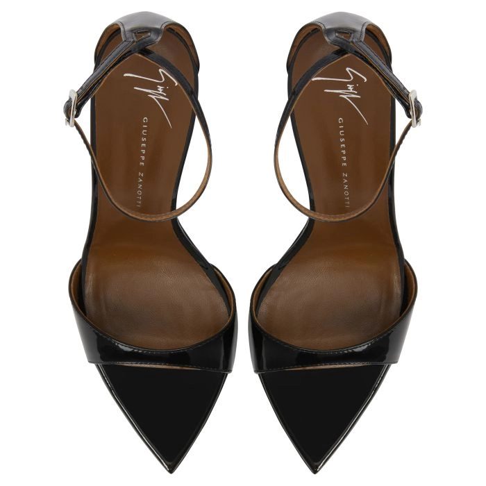 INTRIIGO STRAP 105: Sandals Black | Giuseppe Zanotti