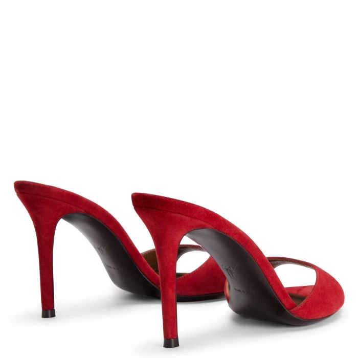 INTRIIGO 90: Sandals Red | Giuseppe Zanotti