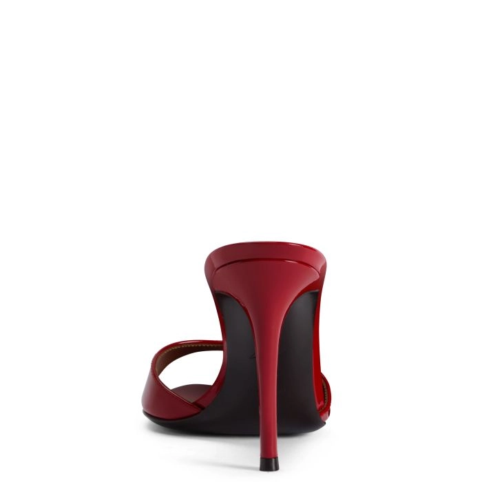 INTRIIGO STRAP 90: Sandals Red | Giuseppe Zanotti