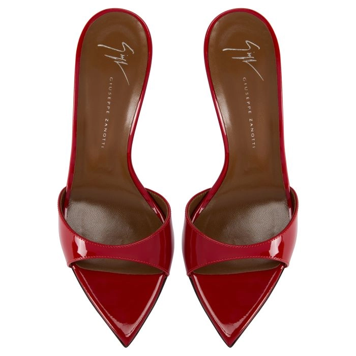 INTRIIGO STRAP 90: Sandals Red | Giuseppe Zanotti