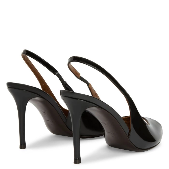 INTRIIGO OPEN TOE 90: Pumps Black | Giuseppe Zanotti