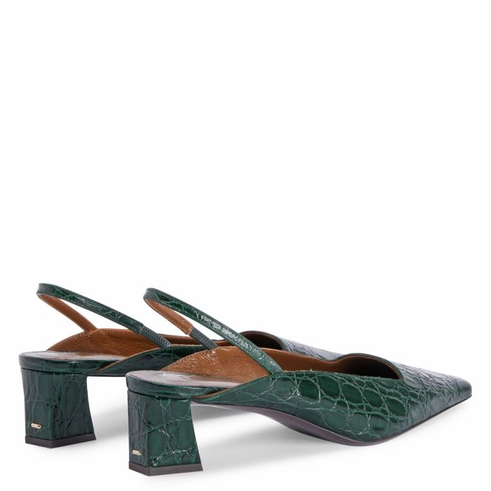 BRENDHA SABOT 45: Pumps Green | Giuseppe Zanotti