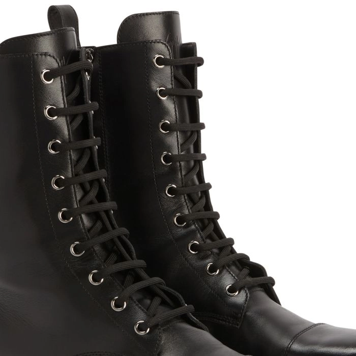 美品 JULIUS 21Pre Spring LACE-UP BOOTS 3 TW-julius-panelled-lace-up-